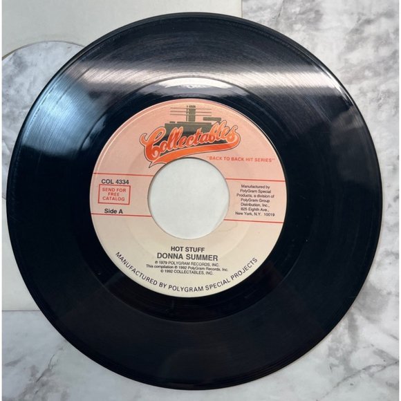 Donna Summer Hot Stuff / Heaven Knows 45 Disco Funk Collectables 4334 - Picture 4 of 6